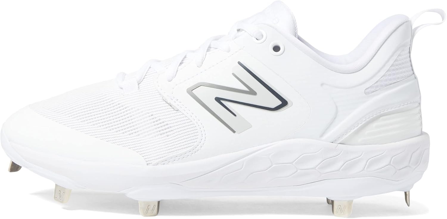 Бейсбольные кроссовки New Balance Fresh Foam X 3000 V6 для мужчин, металлические, белый — фото 4