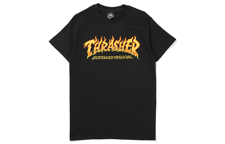 

Thrasher Футболка унисекс, версия для США, черная