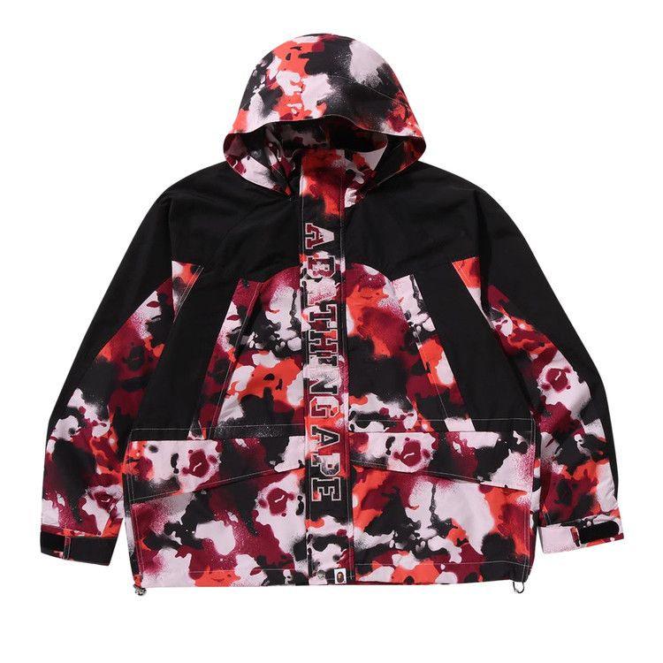

Куртка BAPE Map Camo Snowboard Jacket, Red