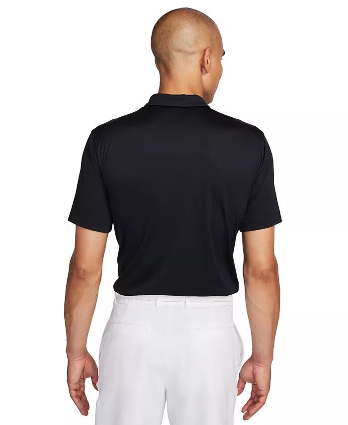 Мужская рубашка-поло для гольфа свободного кроя Core Dri-FIT с короткими рукавами Nike, черный — фото 2