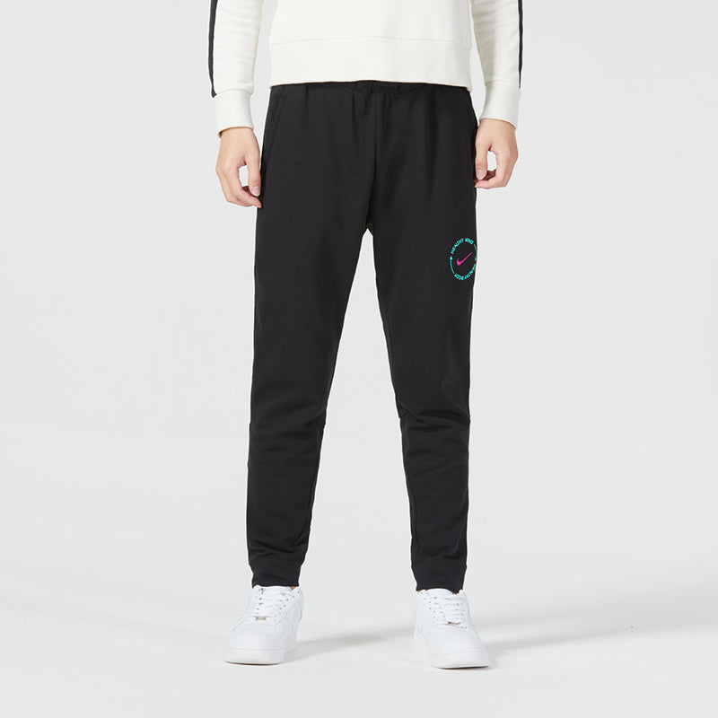 Спортивные брюки Nike Solid Color Athletic Bundle Feet Sports Pants Men's Black DQ6635-010 — фото 3