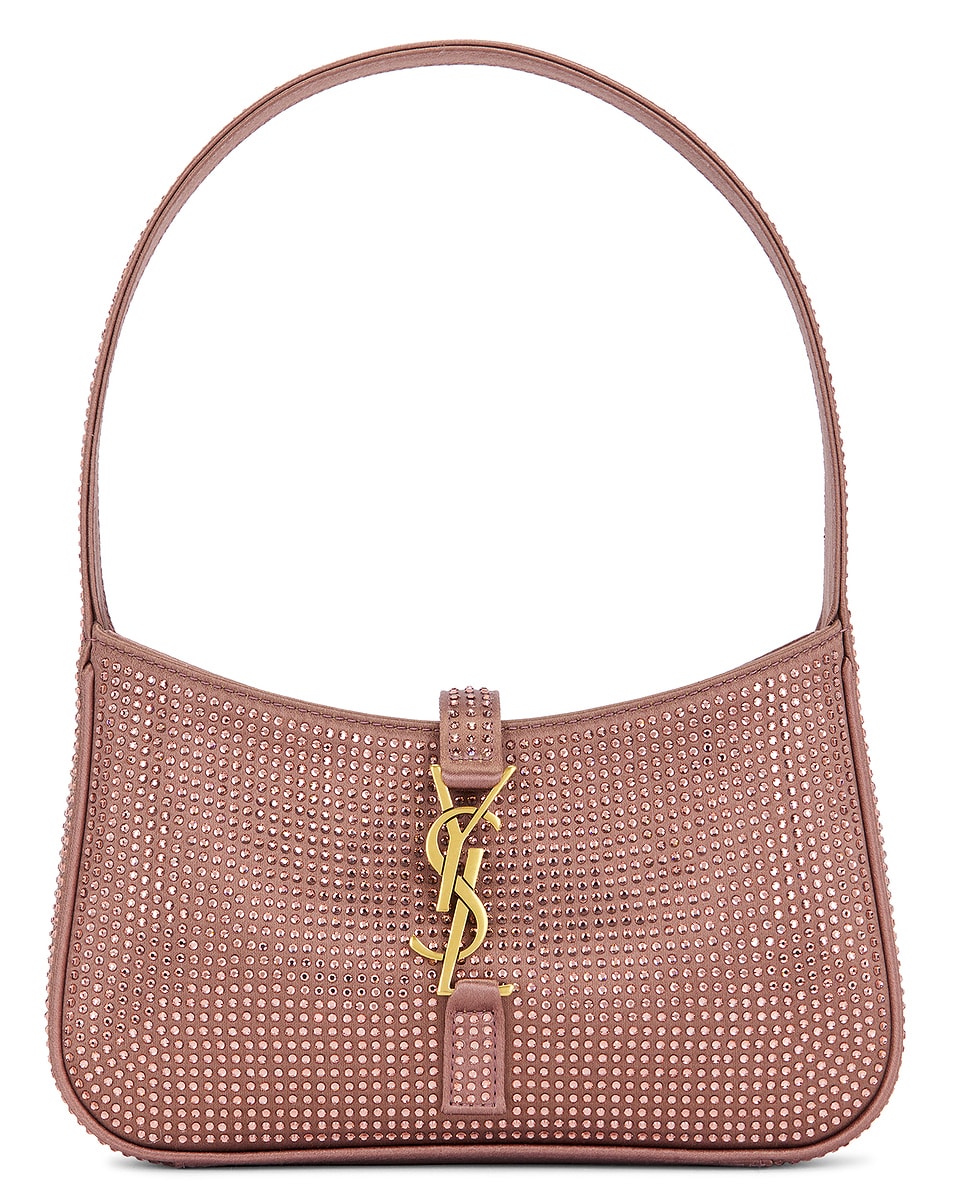 

Сумка-хобо Mini Le 5–7 Saint Laurent, цвет Elderberry