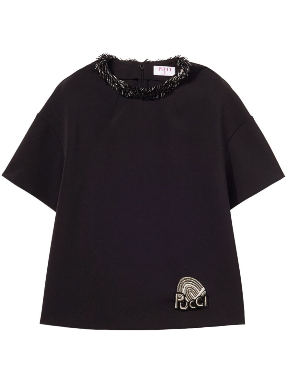 

Футболка с декором PUCCI, черный