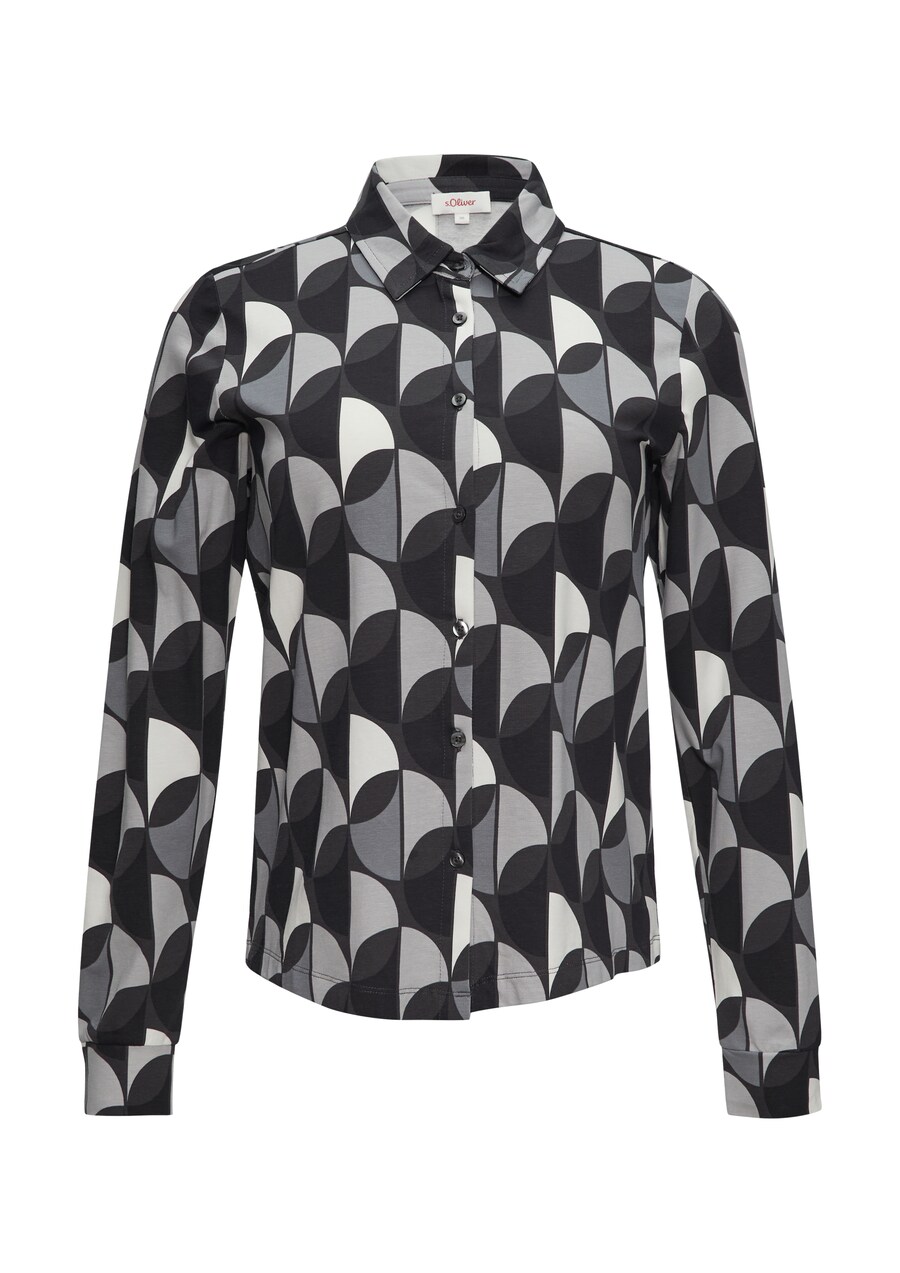 

Блузка s.Oliver, цвет Grey/Anthracite/Light grey/Dark grey