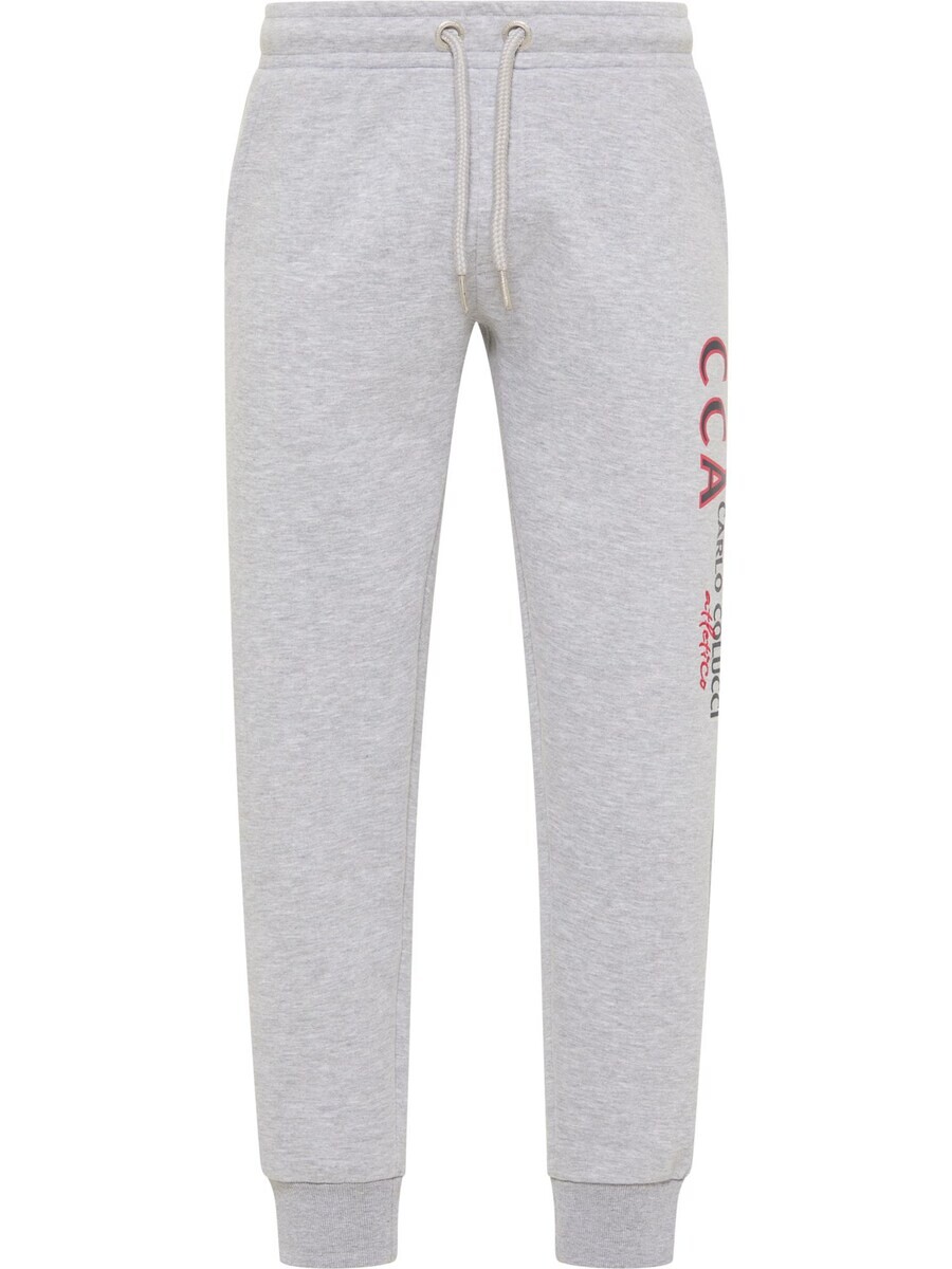 

Тканевые брюки Carlo Colucci Tapered Pants D Amato, пятнистый серый