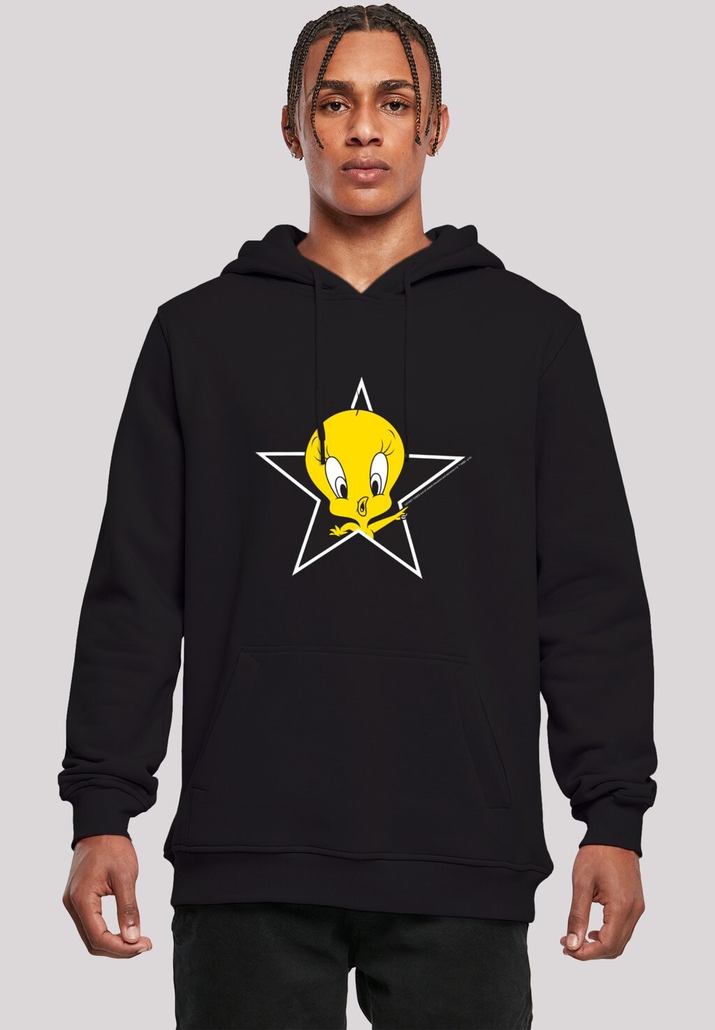 

Толстовка с капюшоном LOONEY TUNES TWEETY PIE STAR F4NT4STIC, черный
