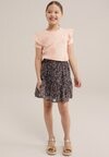 

Футболка с принтом We Fashion, коралловый, Красный, Футболка с принтом We Fashion, коралловый