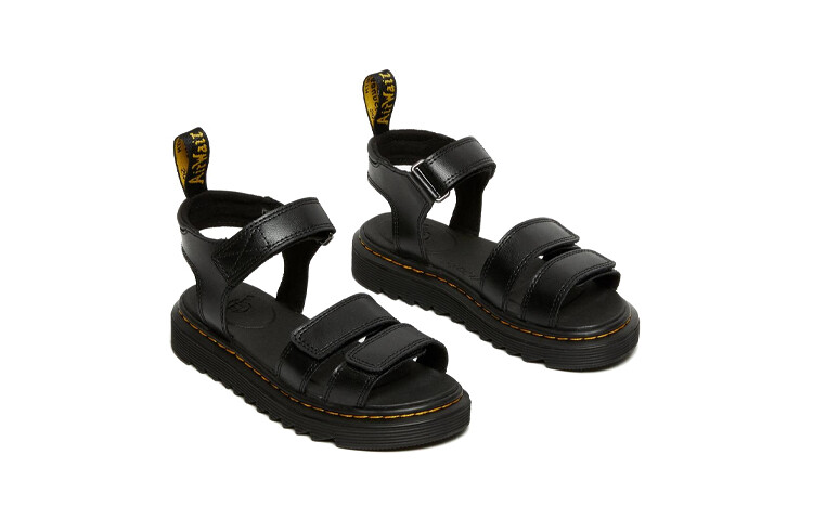 Детские сандалии с открытым носком и логотипом Dr. Martens Dr.Martens — фото 4