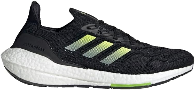 Мужские беговые кроссовки Adidas Ultraboost 22, черный/желтый/белый — фото 2