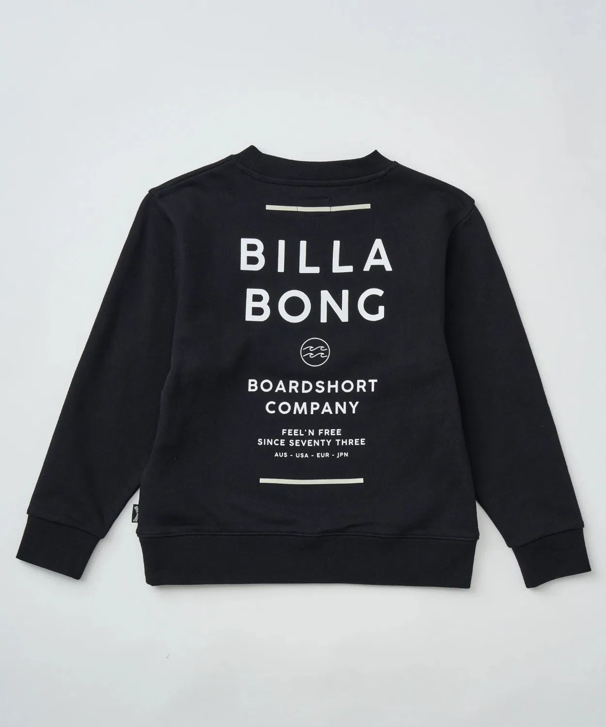 Свитшот детский BILLABONG SUN BLOCK с принтом, чёрный