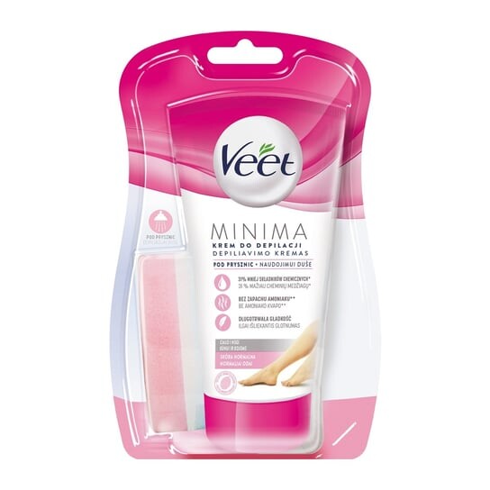 

Крем для депиляции тела для душа, нормальная кожа, 135 мл + спонж Veet