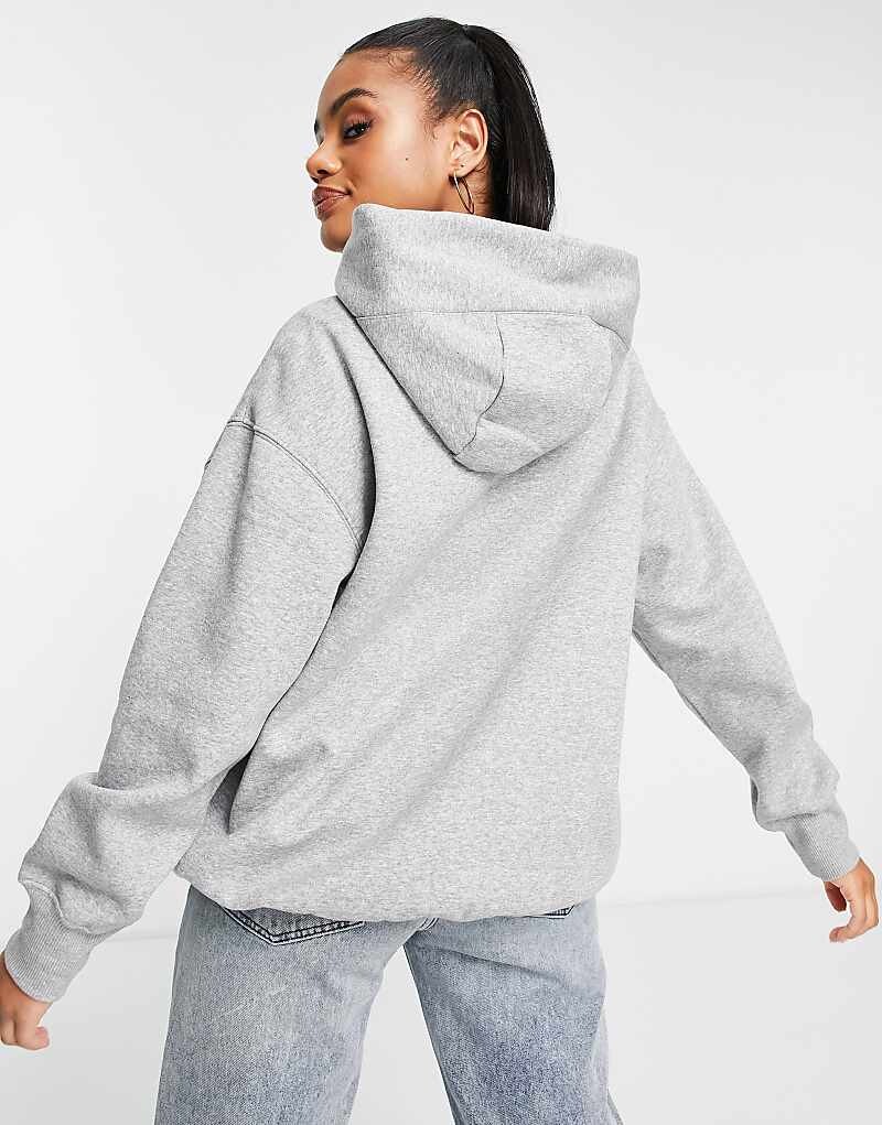 Серая толстовка оверсайз из флиса Nike Phoenix Fleece — фото 2