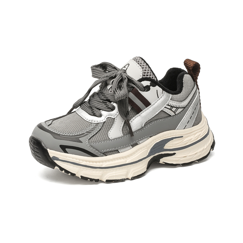 

Износостойкая детская обувь для повседневной жизни FIRS Kids, серый