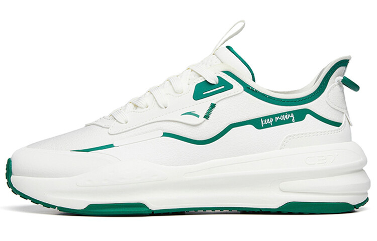 

ANTA C37 Series Lifestyle Shoes Men Low-top Ivory White/turquoise