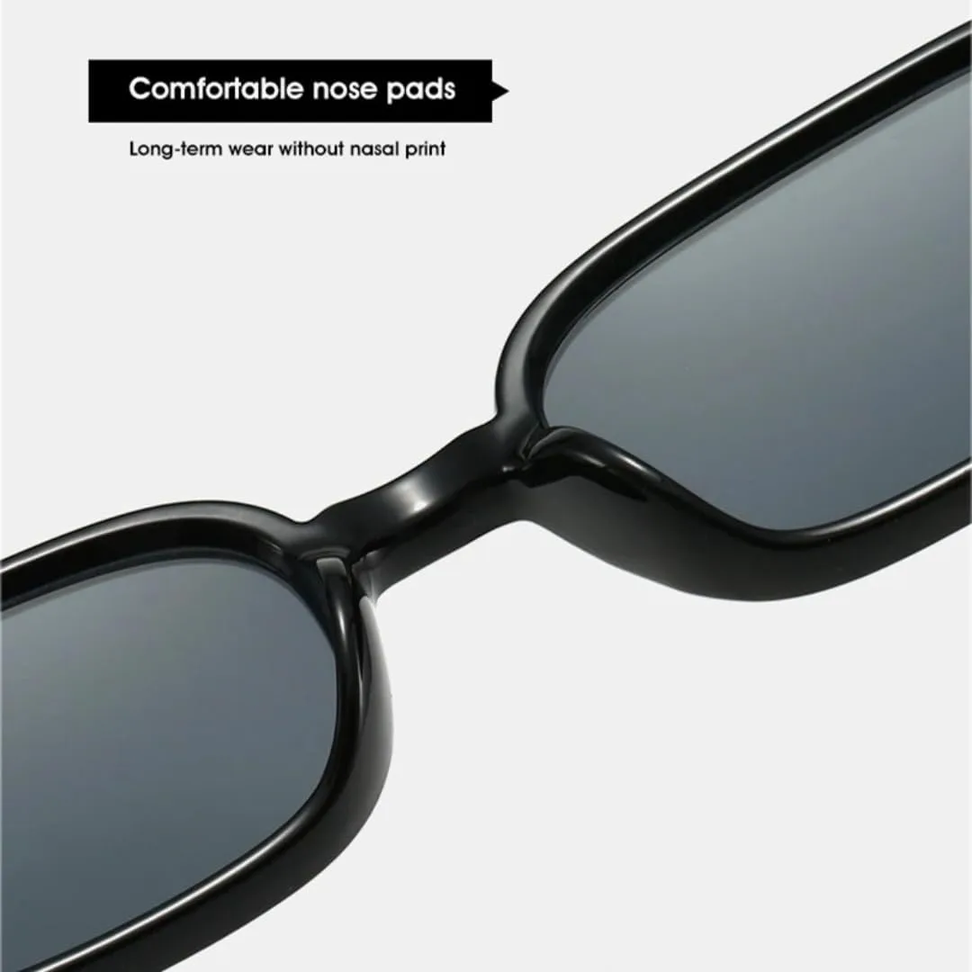 

Винтажные маленькие прямоугольные солнцезащитные очки для женщин, защита от УФ-излучения UV400, модные очки для мужчин, прозрачная оправа VFDHN, Beige Yellow