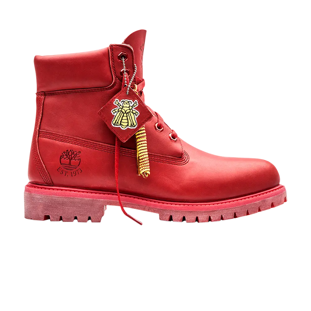 

Ботинки Bee Line x 6 дюймов Timberland, красный