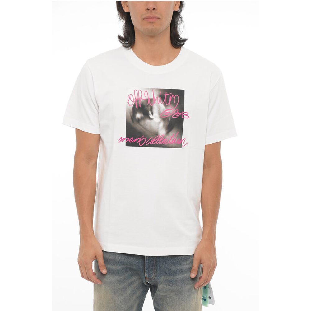 

Футболка TORNATO из хлопка с круглым вырезом и принтом Off-White, White