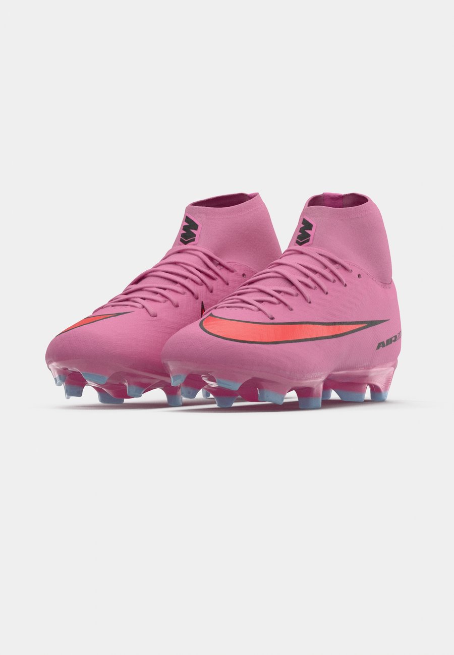 Кроссовки Nike Performance ZM 10 ACADEMY FG/MG, Magic Flamingo/Black/Total Crimson/Apricot — фото 3