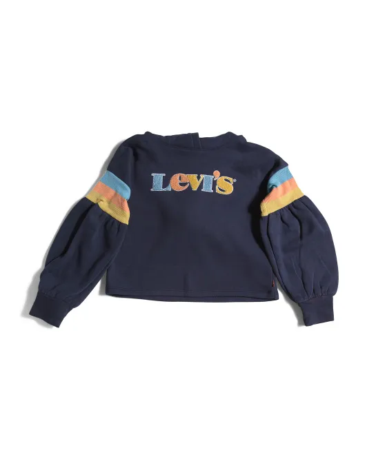 

Толстовка для больших девочек Levis, цвет Peacoat