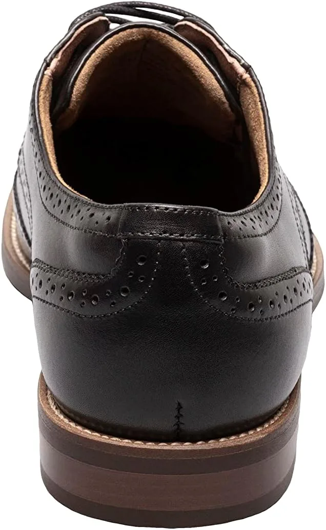 Мужские оксфордские туфли Florsheim Rubano с перфорацией, черный — фото 3