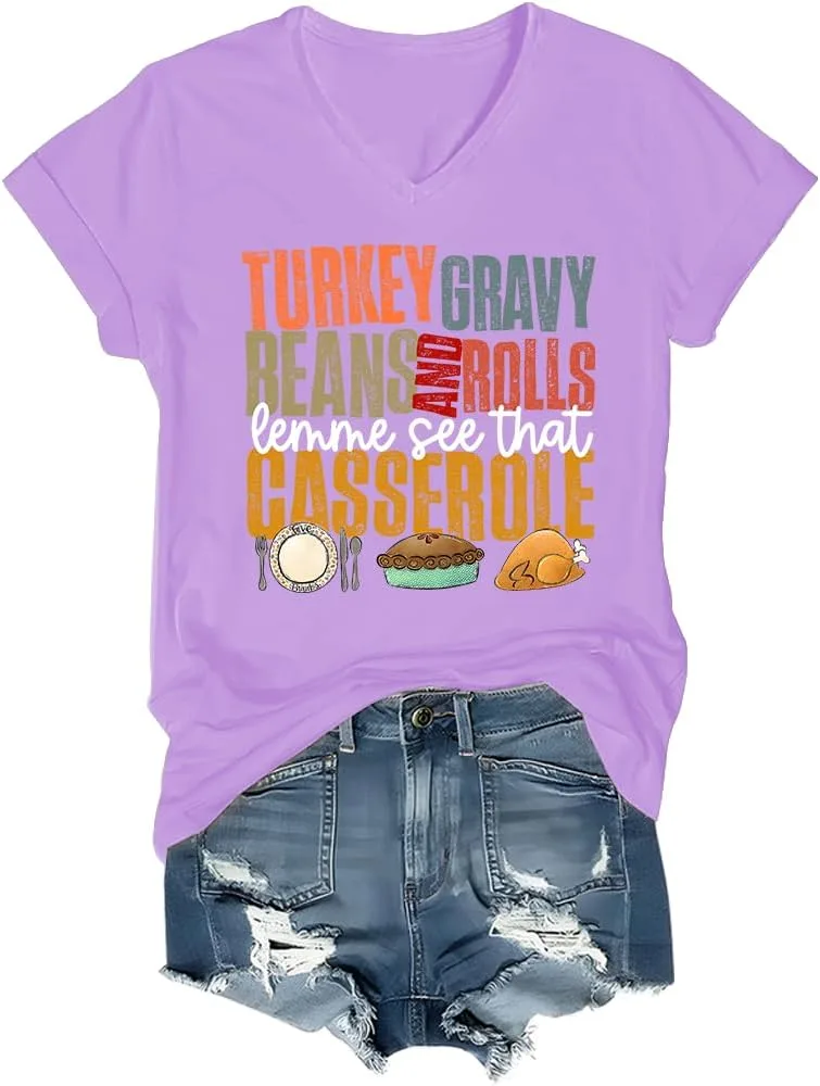

Футболка с принтом "Turkey Gravy Beans and Rolls" woati