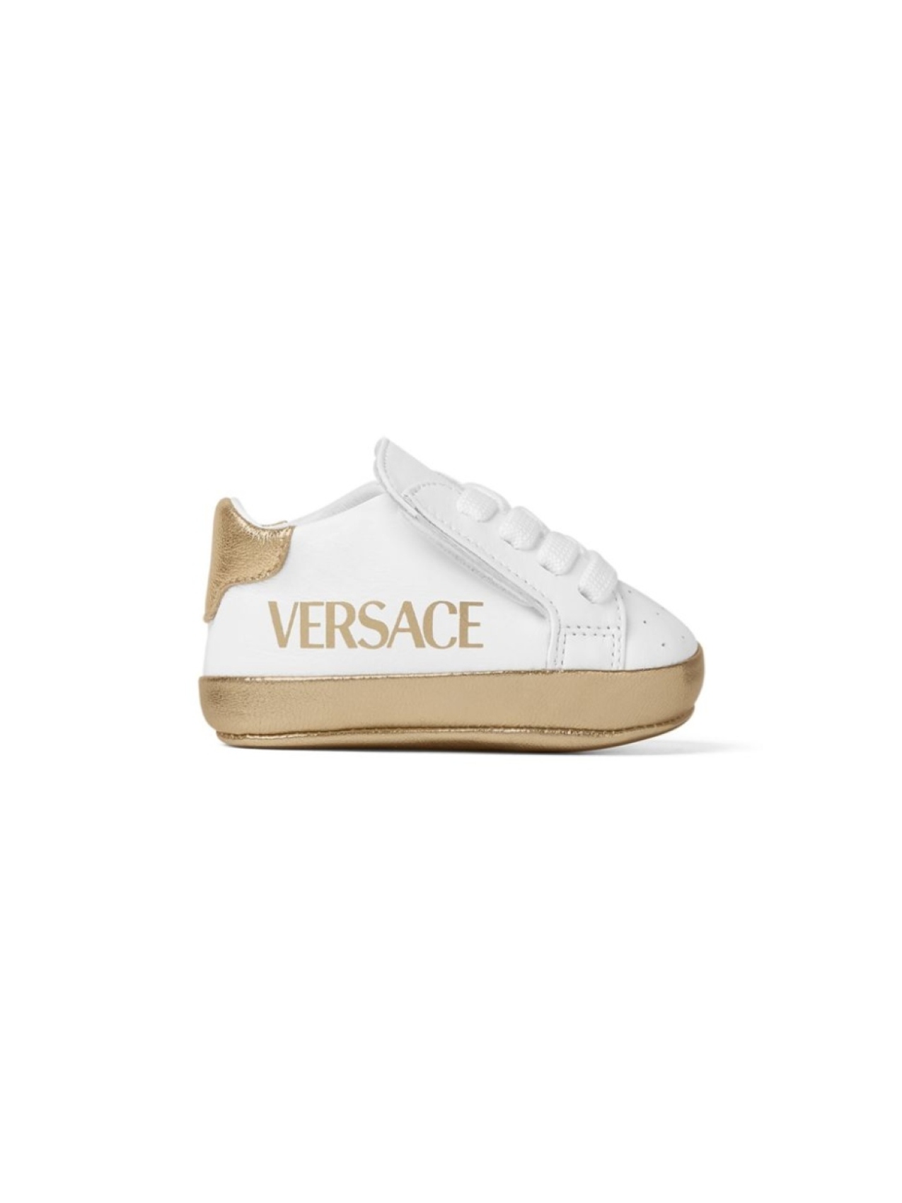 

Versace Kids кроссовки с логотипом, белый