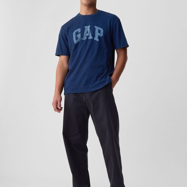 

Футболка свободного кроя с логотипом Gap, синий