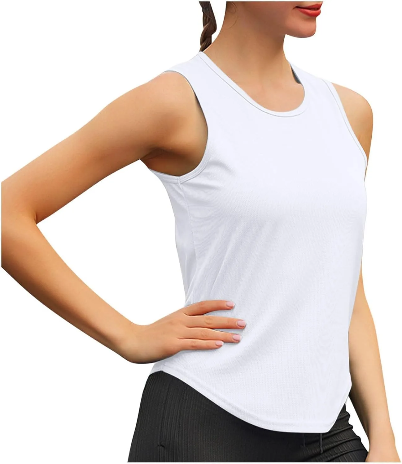 

Женский майка для тренировок без рукавов легкая OSFVNOXV