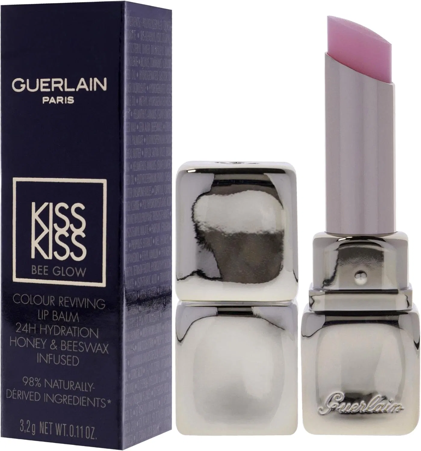 Тинт-бальзам для губ Guerlain Kiss Kiss Be Glow, 258 Rose Glow, 3.2 г — фото 4