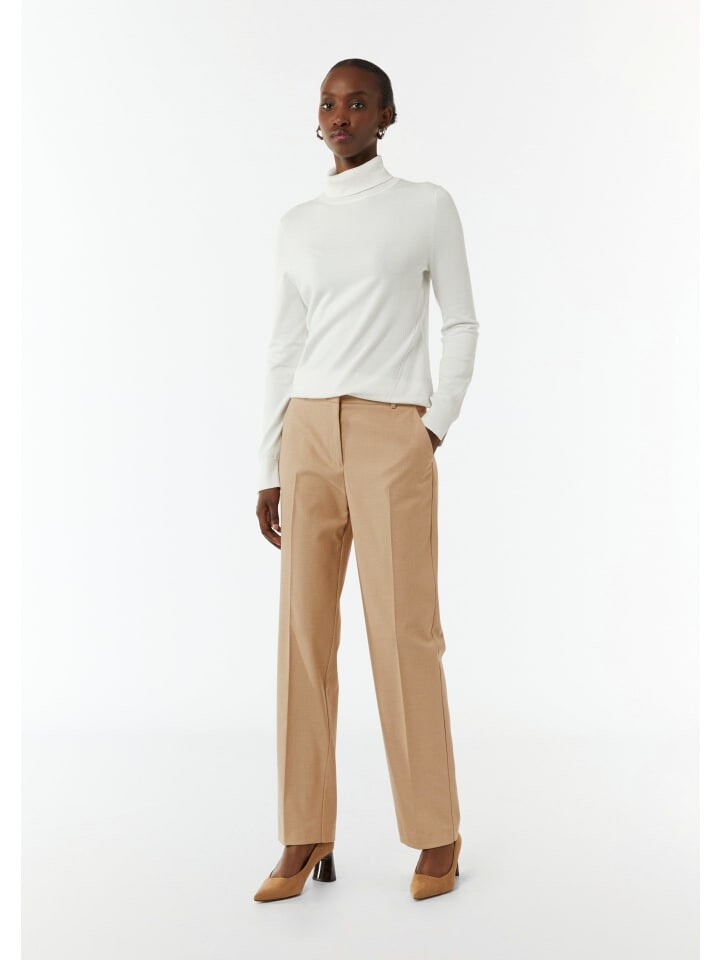 

Тканевые брюки comma Hose lang, коричневый