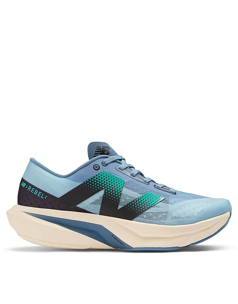 

New Balance – Fuel Cell Rebel V4 – Кроссовки синего цвета, Синий, New Balance – Fuel Cell Rebel V4 – Кроссовки синего цвета