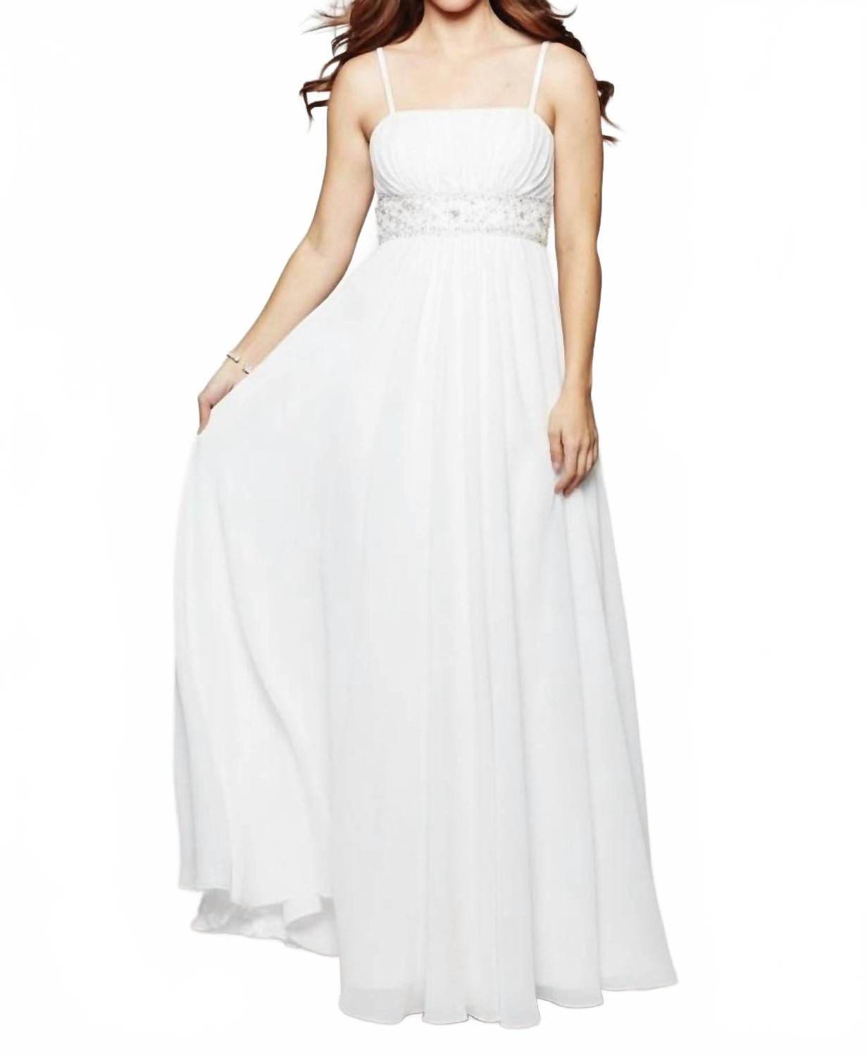 

Milano Formals Женское платье «Аура богини» белого цвета