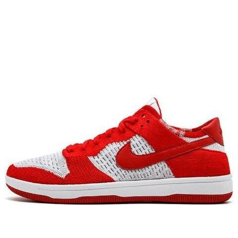

Кроссовки dunk low flyknit Nike, красный