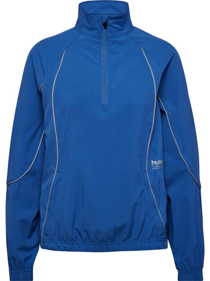 

Hummel Женская толстовка Hmlpulse с застежкой-молнией до середины груди, цвет RIVERSIDE