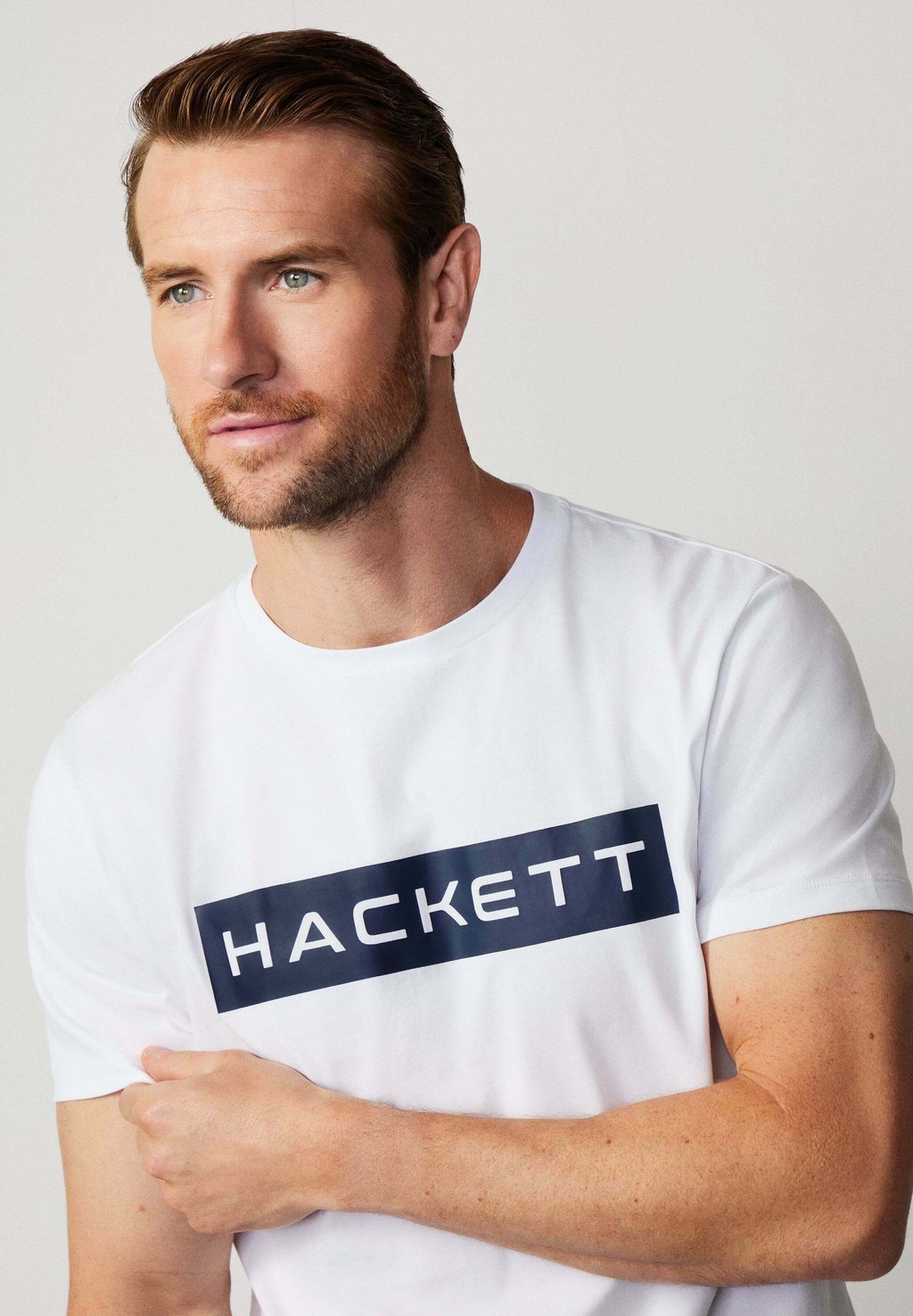 

Футболка с принтом HS ESSENTIAL BOX Hackett London, белый