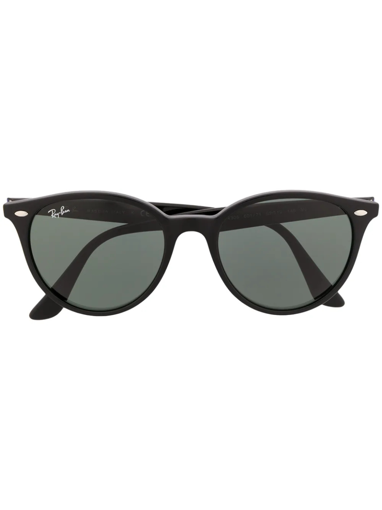 

Ray-Ban солнцезащитные очки в круглой оправе, черный
