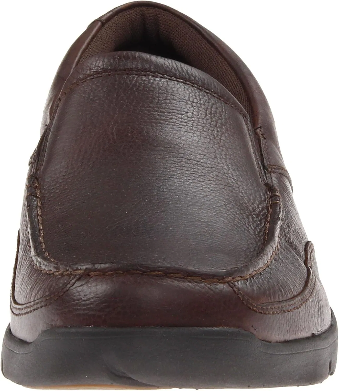 Мужские слипоны Rockport City Play 2, Dark Brown Leather — фото 2