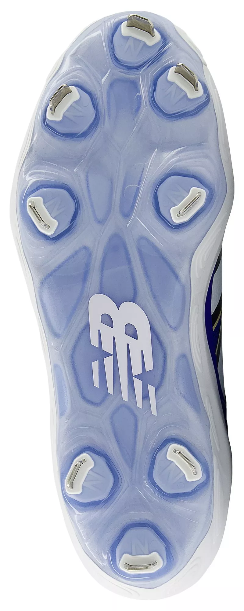 Мужские металлические бейсбольные бутсы New Balance Fresh Foam X 3000 V7, цвет Royal/White — фото 3