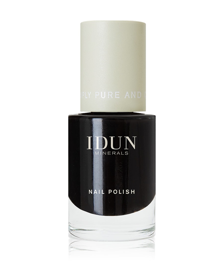 

Лак для ногтей IDUN Minerals Nail Polish, Onyx Classic Black, 11 ml