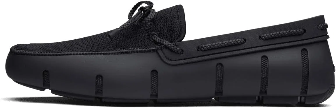 Лоферы SWIMS Braided Lace Loafer, Black
