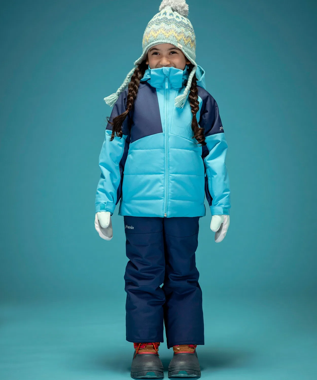Костюм детский Ski Asymmetry Bicolor Junior Two-piece, phenix, 2 предмета