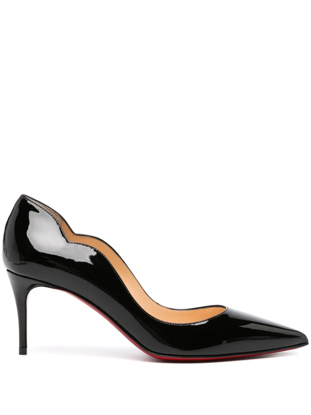 Лакированные туфли Hot Chick 70 Christian Louboutin, черный