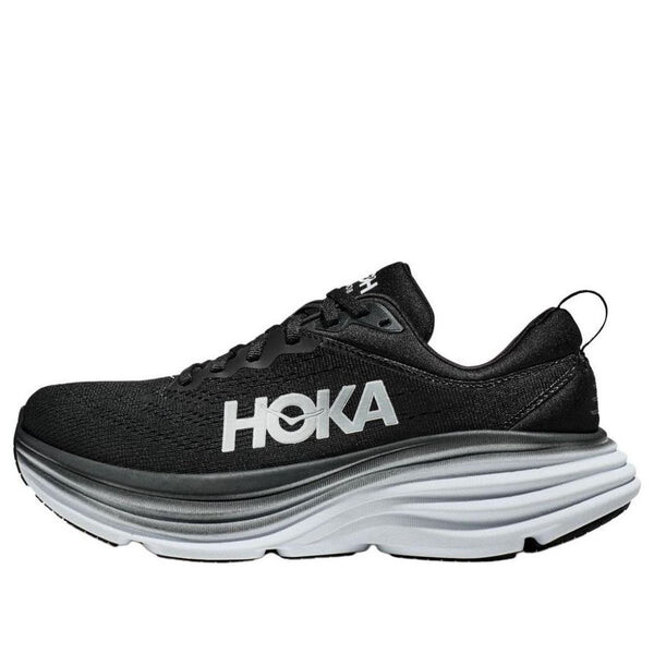 

Кроссовки bondi 8 extra wide 'black white' Hoka One One, черный