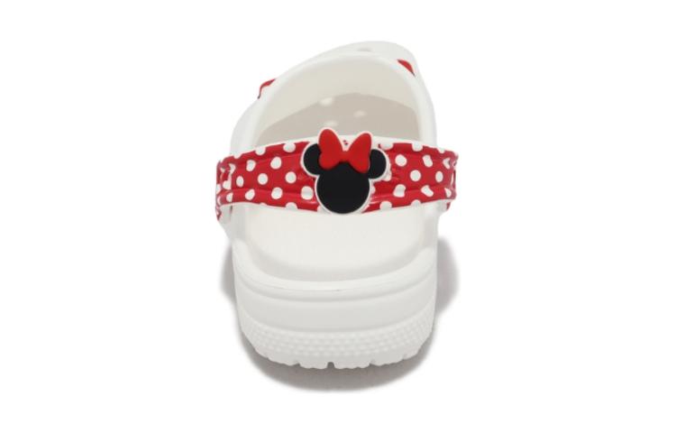 Disney X Classic Clog Kids 'Minnie Mouse' Crocs, белый красный — фото 3