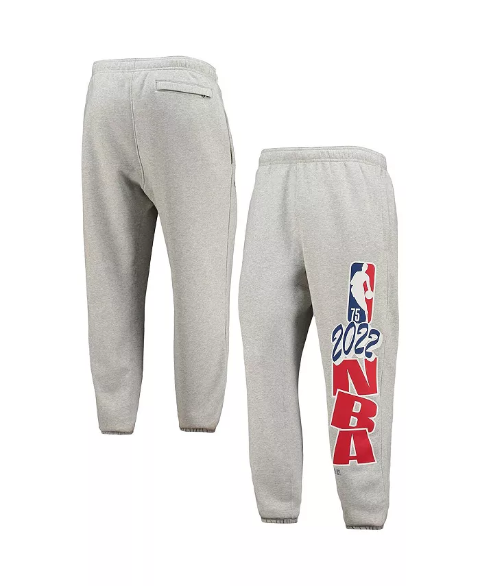 

Мужские серые меланжевые джоггеры NBA Team 31 75th Anniversary Courtside Fleece Nike