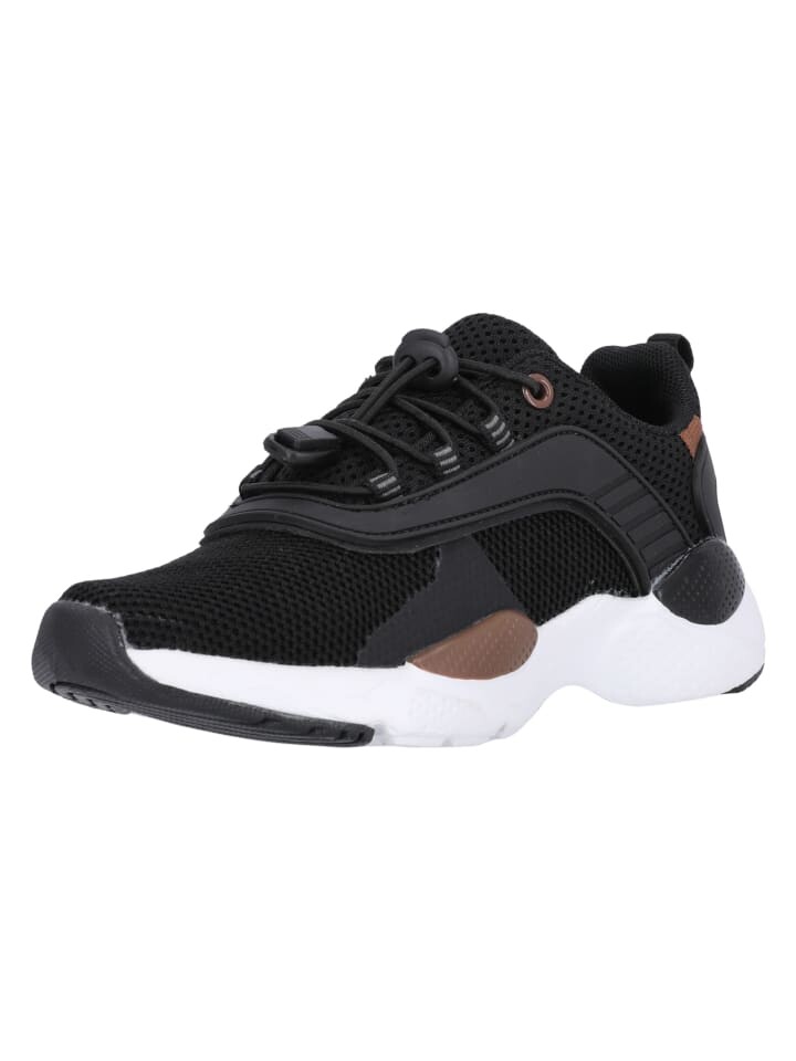 

Кроссовки на шнуровке Zigzag, цвет 1001 black