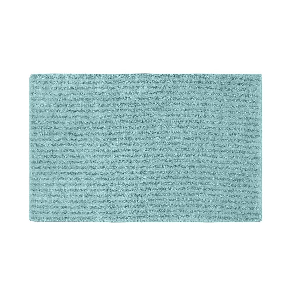 

Коврик-гирлянда Reflections, плюшевый полосатый коврик для ванной 30x50 Garland Rug, цвет Sea Foam