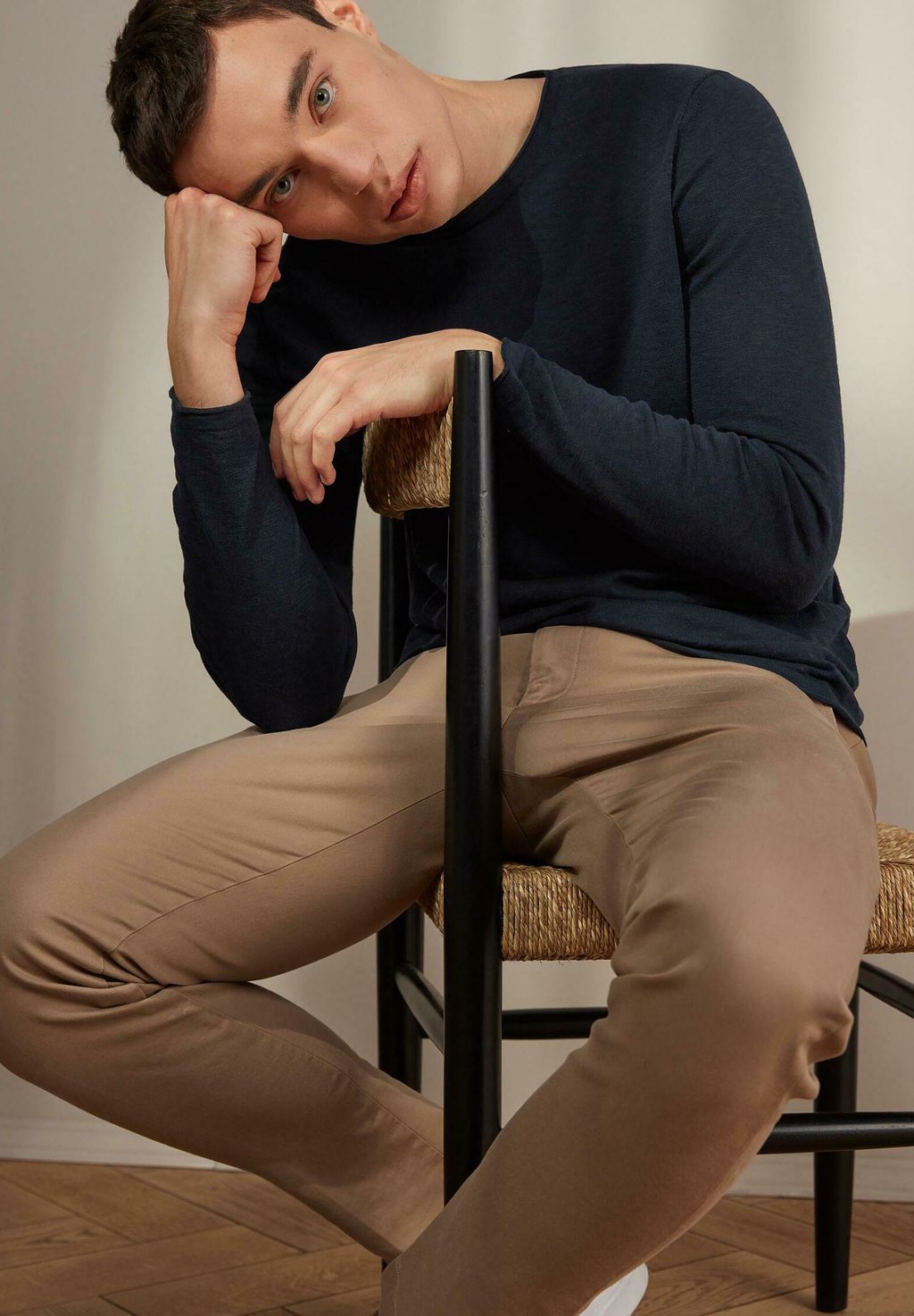 

Топ с длинными рукавами ROUND NECK Falconeri, синий