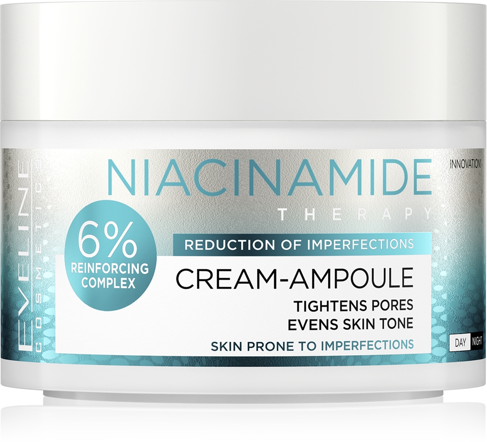 

Крем-Ампула с ниацинамидом увлажняющий крем для устранения несовершенств кожи Eveline Cosmetics, 50 мл