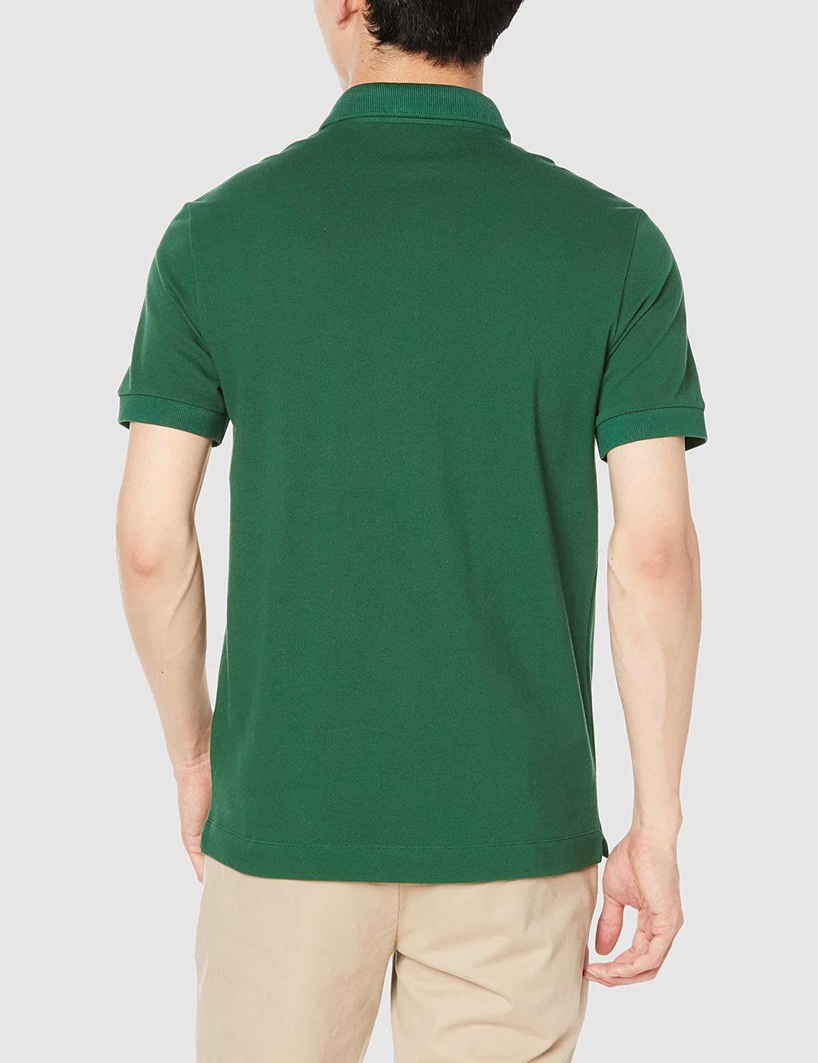Мужская поло-рубашка Lacoste Regular Fit Stretch Paris (с коротким рукавом) PH5522L (старый цвет), зеленый — фото 2
